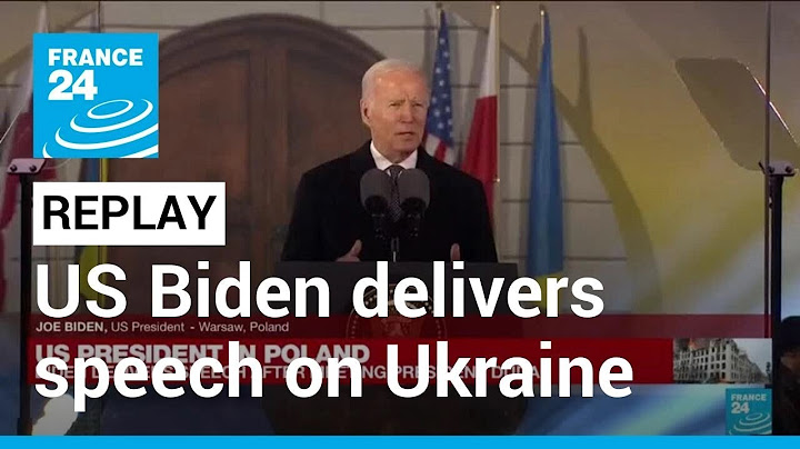 POWTÓRKA: Biden wygłasza przemówienie po spotkaniu z prezydentem Polski Dudą • FRANCE 24 English