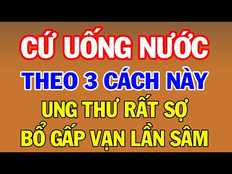 Sáng Dậy Đừng Uống Sữa, Cứ Uống Ly Nước THẦN KỲ Này Chữa Cả Đống Bệnh, Cực Tốt Cho Sức Khỏe