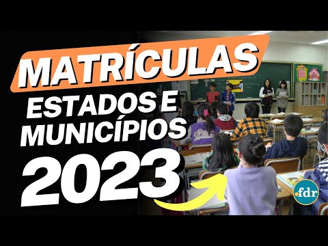 MATRÍCULAS 2023: CALENDÁRIO PARA INSCRIÇÕES ONLINE ( ESCOLA MUNICIPAL E ESTADUAL)