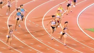 2016ユース陸上女子 4×100mR 予選3組 20161022