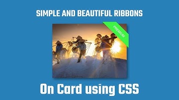 Creating Simple and Beautiful Ribbon | CSS Ribbon
