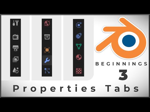 BLENDER BEGINNERS Tutorial 3: Layout - Properties Tabs