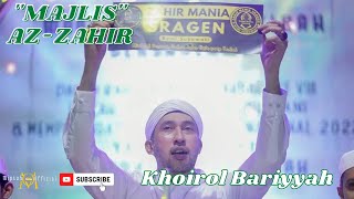 Khoirol Bariyyah  Az Zahir  Sragen Bersholawat  Az Zahir Terbaru 2023