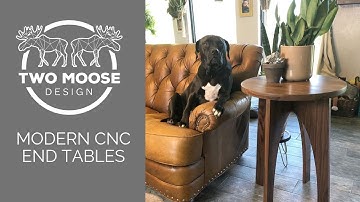 How to Design and Build a CNC Flat Pack End Side Tables // Night Stand // X-Carve // Easel