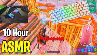 [10 HOUR] Satisfying😴 LoFi Chill Keyboard + Mouse Sounds Fortnite  Gameplay ASMR