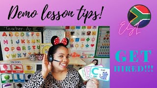 Demo lesson tips \& tricks | How to pass my Demo lesson | Teach English online South Africa | ESL