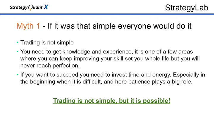 3. Myths and facts about automated trading