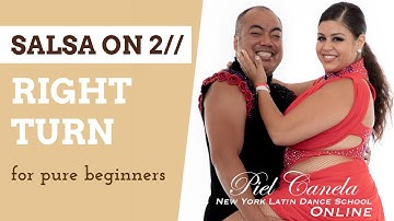 Salsa On2: Level 1: Series 1: Part 2 of 3: Salsa Basic Step & Right Turn
