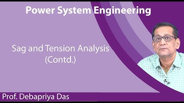 Lecture 27 : Sag and Tension Analysis (Contd.)