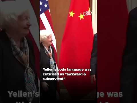 US Treasury Secretary Janet Yellen “Bows” To The Chinese
