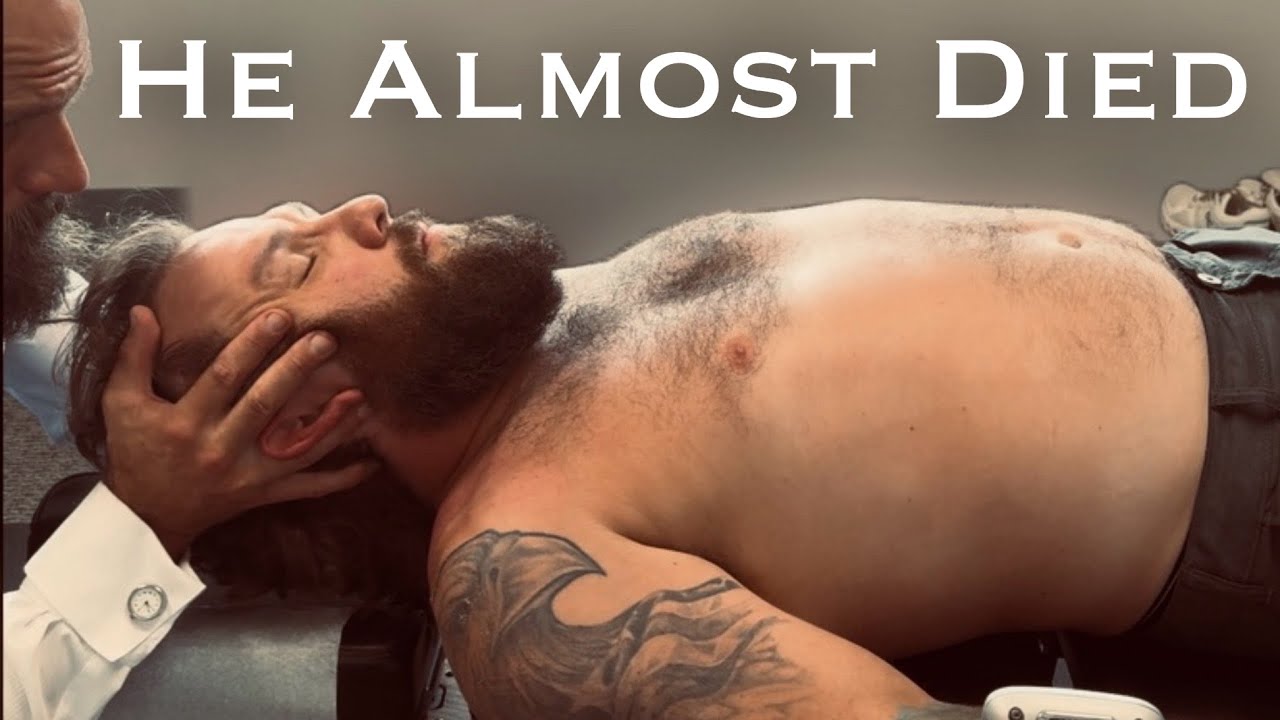 Massive Head Injury* Thick Muscular Man Cracks *Chiropractic Crunch & SEVERE CHRONIC PAIN RELIEF.