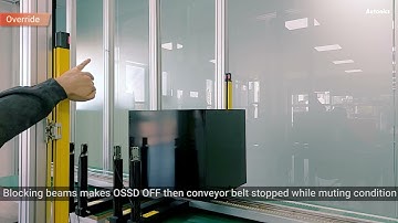 Autonics Safety Light Curtain SFLA Series Function- Muting