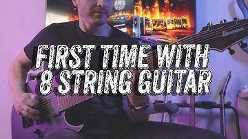 Ibanez RG8EX - FIRST TIME WITH 8 STRING GUITAR