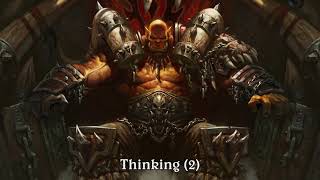 Hearthstone - Garrosh Hellscream Warrior Hero Voice Lines