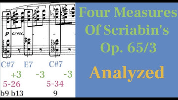 Analyzing 4 Measures of Scriabin