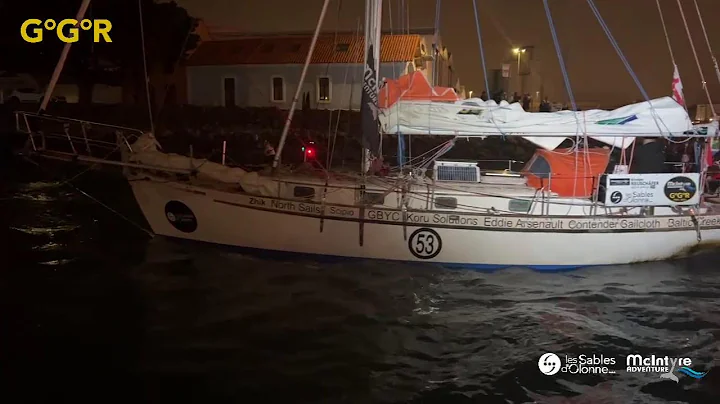 GGR2022 Kirsten Neuschäfer / "MINNEHAHA" passing the famous Les Sables d'Olonne Channel