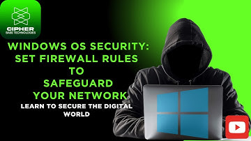 WINDOWS OS SECURITY: Set Firewall Rules to Safeguard Your Network (Lecture 6)