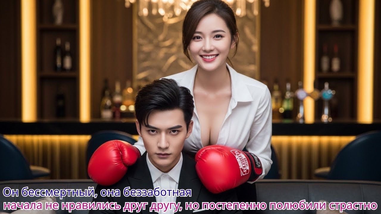 Он бессмертный, она беззаботная, сначала не нравились друг другу, но постепенно полюбили страстно