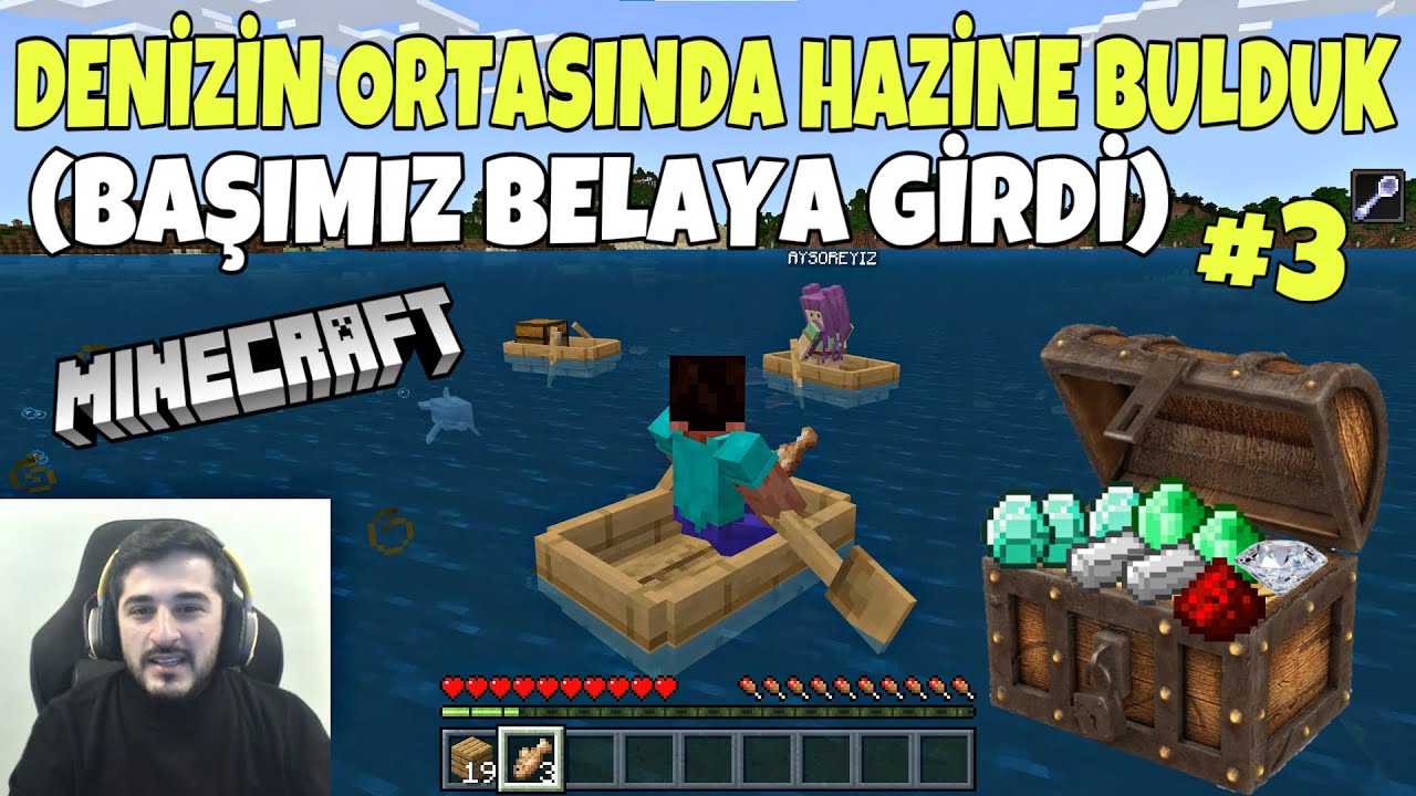 BÜYÜK HAZİNEYİ BULDUK AMA BAŞIMIZA GELMEYEN KALMADI! (MINECRAFT 3.BÖLÜM)