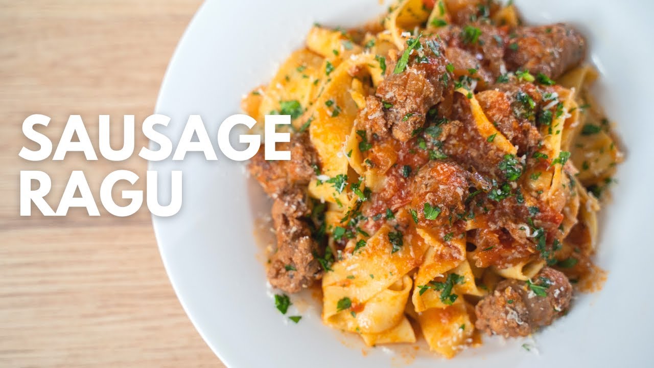 How To Make Pasta With Sausage (The Most AMAZING Slow Cook Pasta Sauce