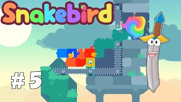 Snakebird #5 | Snakes Pushing Other Snakes - Level 26, Level 27, Level 28