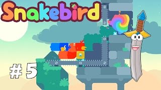 Snakebird #5 | Snakes Pushing Other Snakes - Level 26, Level 27, Level 28