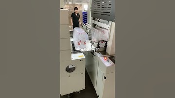 Water shrink bundle wrapping machine #shorts #youtubeshorts