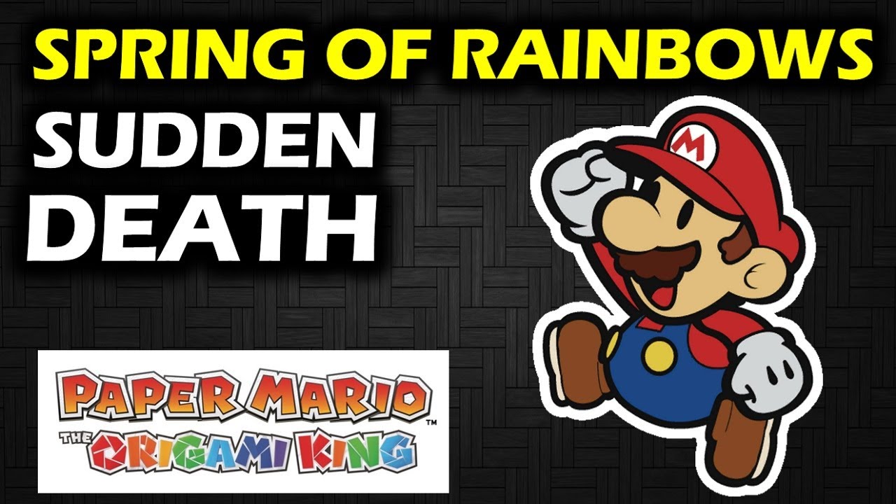 Spring of Rainbows Sudden Death Puzzle Treasure Paper Mario The