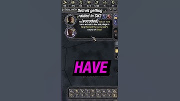 Detroit gets RAIDED in Crusader Kings 2!  #ck2  #crusaderkings2  #gamingshorts  #vocoder