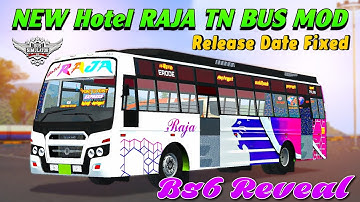 Hotel RAJA Bs6 Tn Pvt Bus Mod Reveal|Bussid#rsgamingupdates#bussid#bus#mod#gaming#ets2#bussidmod#new