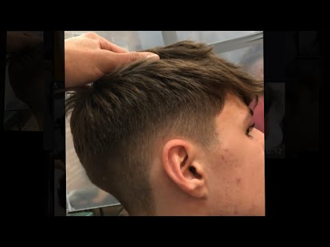 Männer Haare schneiden - Long crop Fade (messy)