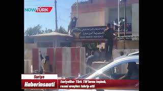 Suriyeliler Türk Tir’larını Taşladı, Resmi Araçları Tahrip Etti