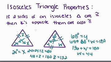 Introduction to Geometry - 18 - Properties of Isosceles Triangles