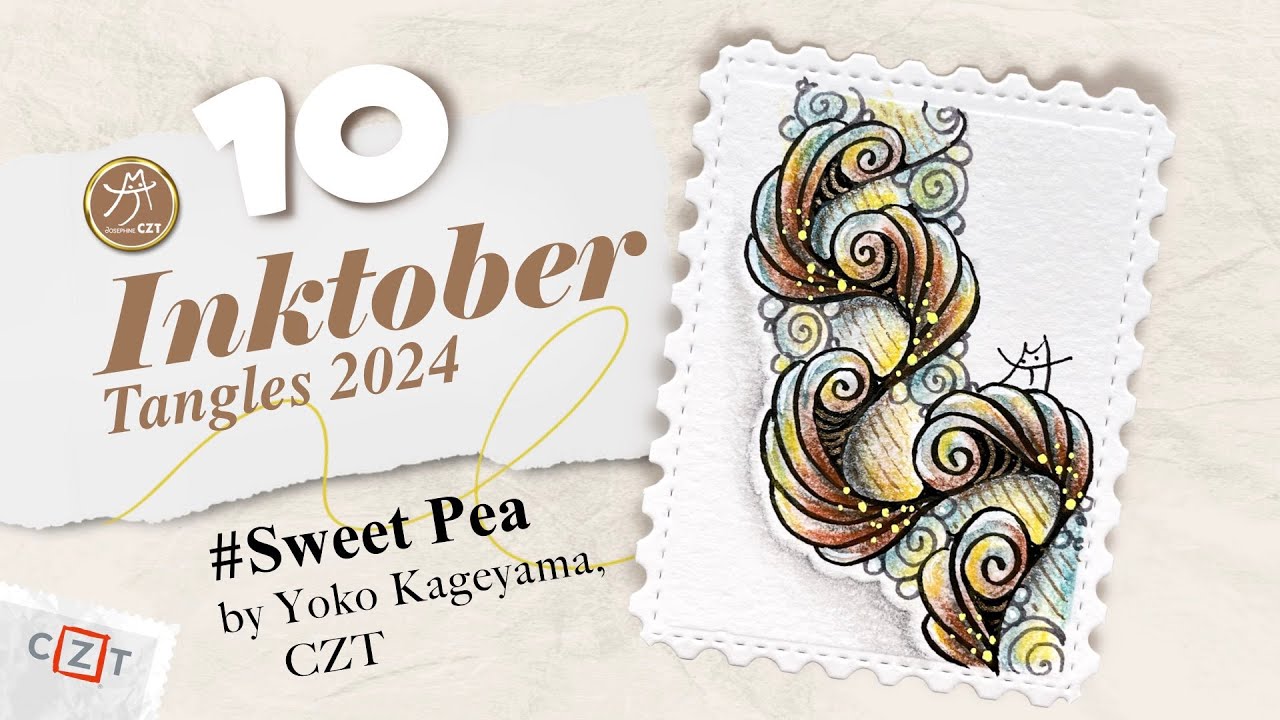 😽✦Inktober Tangles 2024✦ Day 10 