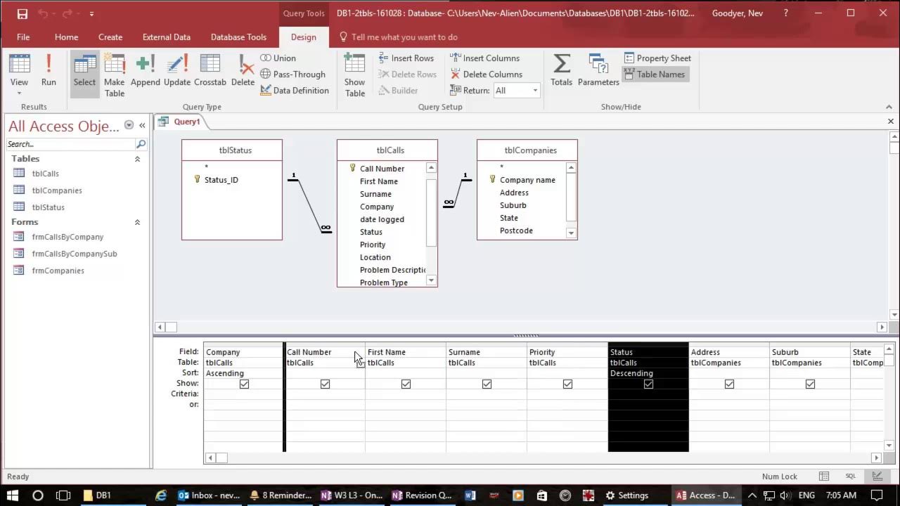 Access 2016 - 6 - Queries - simple and crosstab - An introduction with ...