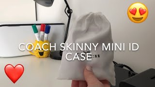Coach Mini Skinny ID Wallet Review 😍