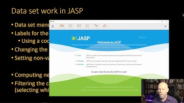 Introduction to JASP for applied statistics
