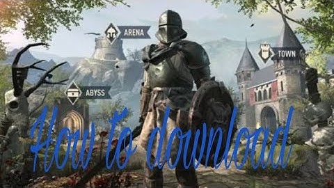 How to downlode elder scrolls blade