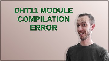 Raspberrypi: DHT11 module compilation error