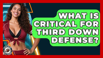 What Is Critical For Third Down Defense? - Gridiron Data Digest