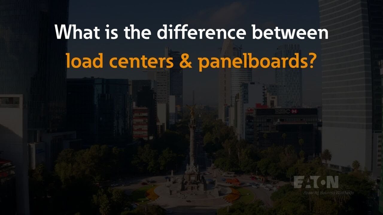 What is the difference between load centers and panelboards? YouTube