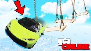 картинка: БЕЗБАШЕННЫЕ ГОНКИ ПО КАЧЕЛЯМ В GTA 5 ONLINE
