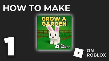 How to make GROW A GARDEN in 20 MINUTES