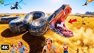 Heroic Rescue Team Saves Dying Horse from Massive 50ft Python 🐍