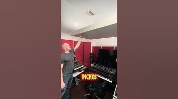 Recording Studio Install Done with 10 of our 4” & Triangle Custom Bass Traps, Gobo, & Clouds!