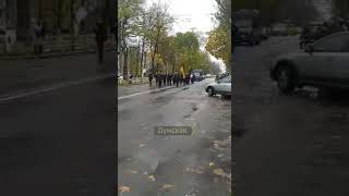 В освобожденном Херсоне на центральном проспекте прозвучал марш Военно-морских сил Украины