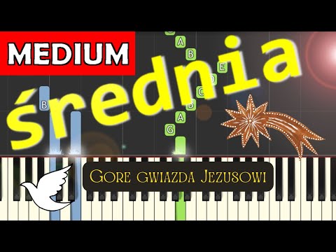 🎹 Gore gwiazda Jezusowi - Piano Tutorial (średnia wersja) 🎵 NUTY W OPISIE 🎼