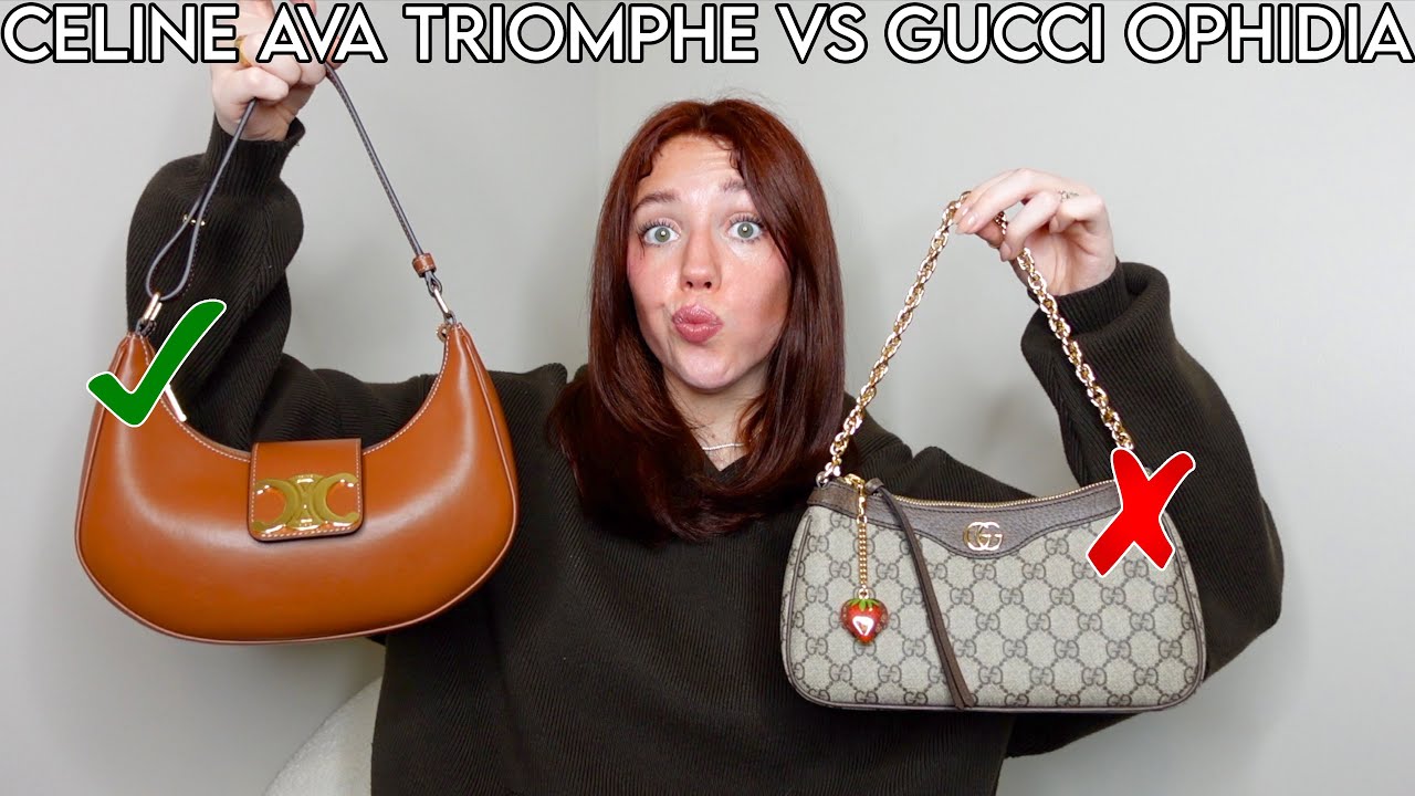 IS THE CELINE AVA BETTER THAN THE GUCCI OPHIDIA? | Kenzie Scarlett ...