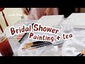 Afternoon tea  painting bridal shower at coffee dia kemang jakarta selatan