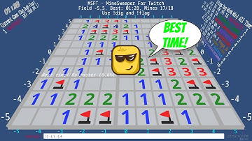 Speedrun to World Record 5/6 - @markegli is 8 seconds faster - MineSweeper For Twitch (MSFT)